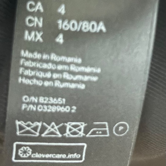 NEW Balmain for H&M Tuxedo long woman jacket size 4 - Picture 9 of 13